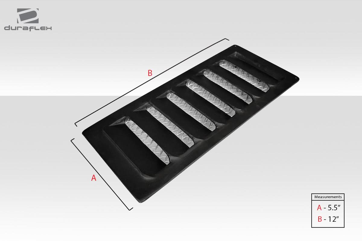 Universal GT1 Style Hood Vents - 2 Piece - FRP