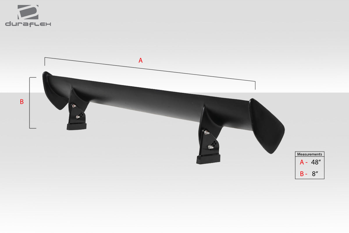 Universal BMW Duraflex GTS Look Rear Wing Spoiler - 3 Piece