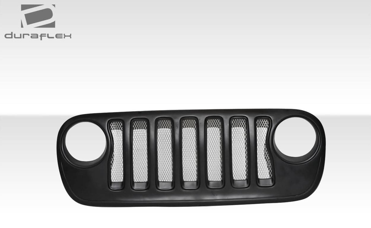 2007-2018 Jeep Wrangler JK JL Look Grille - 1 Piece - FRP