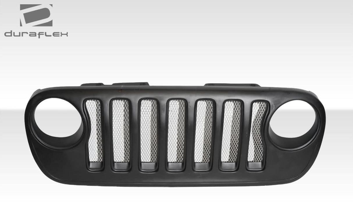 2007-2018 Jeep Wrangler JK JL Look Grille - 1 Piece - FRP