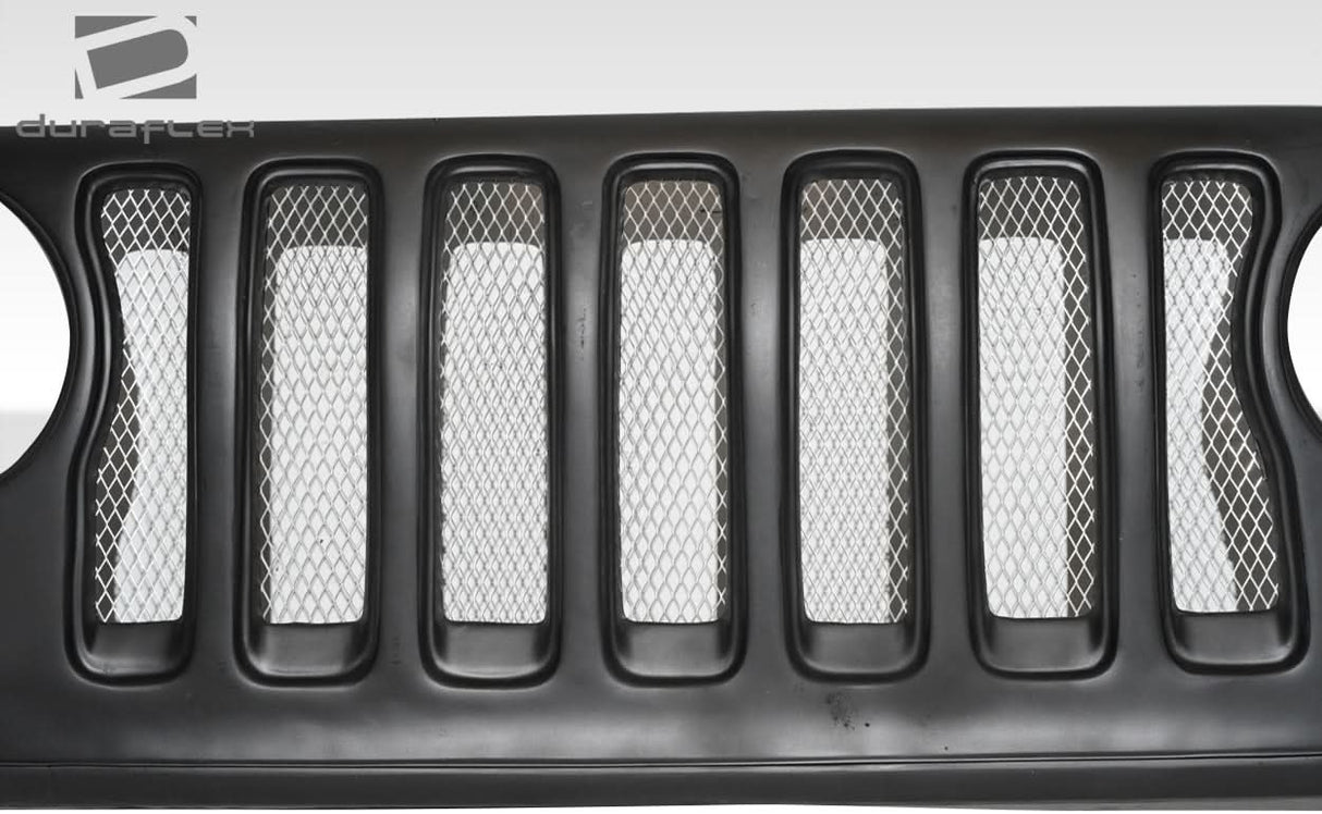 2007-2018 Jeep Wrangler JK JL Look Grille - 1 Piece - FRP