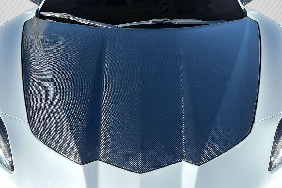 2020-2025 Chevrolet Corvette C8 OEM Look Hood - Carbon Fiber