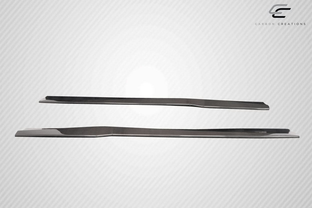 2020-2025 Chevrolet Corvette C8 Gran Veloce Style Side Skirt Splitters - Carbon Fiber