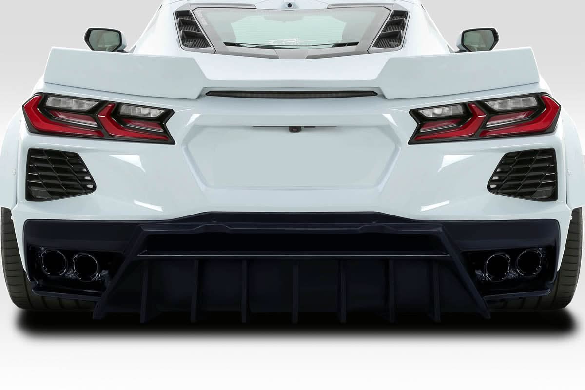 2020-2025 Chevrolet Corvette C8 Gran Veloce Style Rear Diffuser - FRP