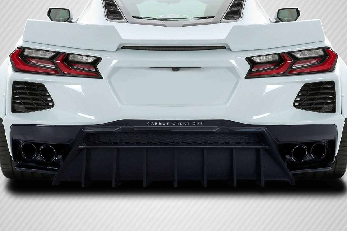 2020-2025 Chevrolet Corvette C8 Gran Veloce Style Rear Diffuser - Carbon Fiber