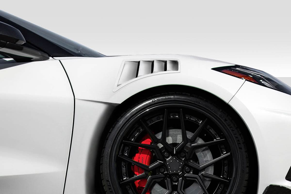 2020-2025 Chevrolet Corvette C8 Gran Veloce Style Front Fender Vents - FRP