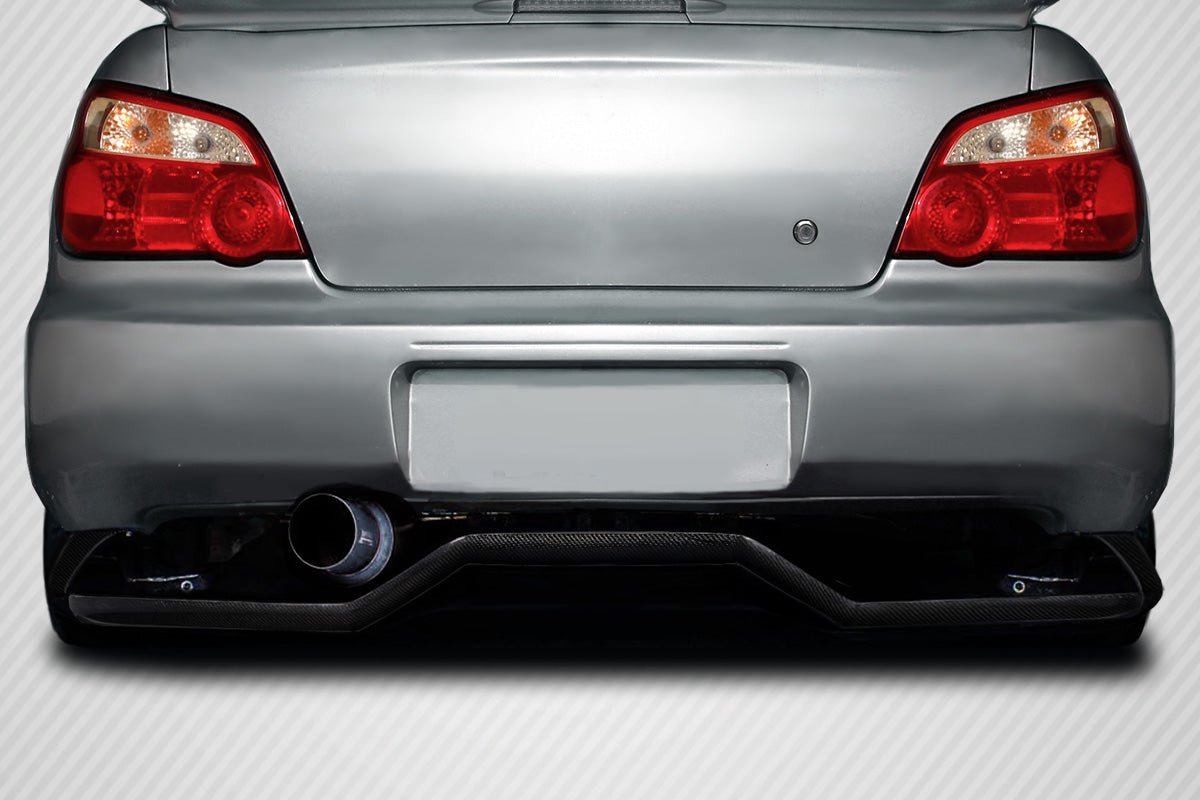 2002-2007 Subaru Impreza WRX STI VTX Style Rear Diffuser - Carbon Fiber