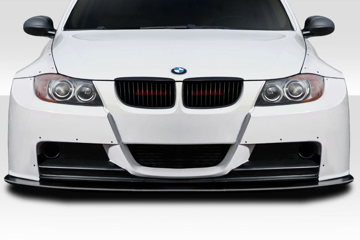2006-2008 BMW 3 Series E90 HX Style Wide Body Front Bumper Add Ons - FRP