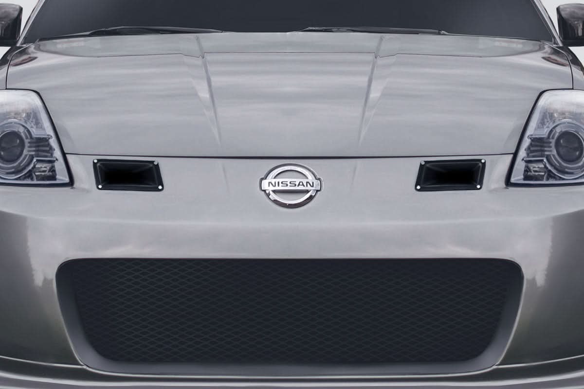 2003-2008 Nissan 350Z N1 Style Front Bumper Cover Vents - FRP