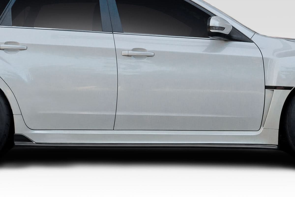 2008-2014 Subaru Impreza STI S206 Look Side Skirt Splitters - FRP