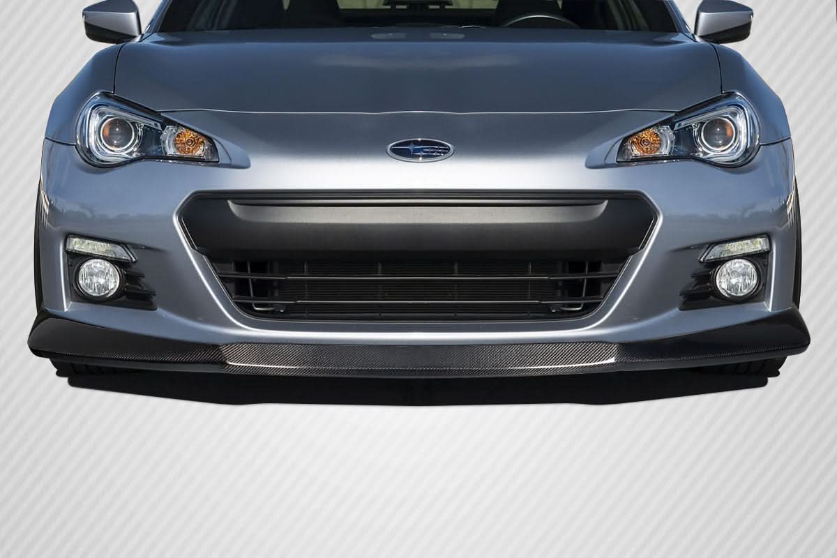 2013-2016 Subaru BRZ Spirit Style Front Lip Spoiler - Carbon Fiber