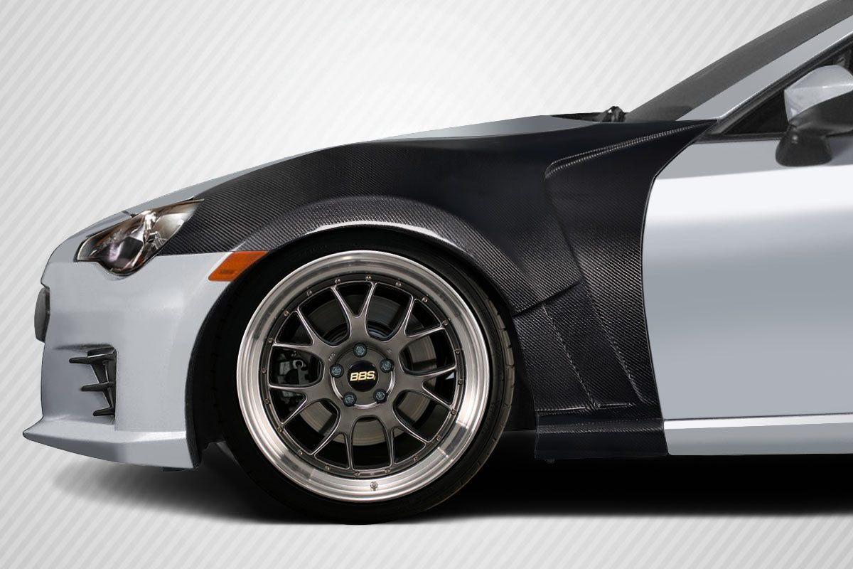 2013-2020 Toyota 86 AMS Style Front Fenders - Carbon Fiber