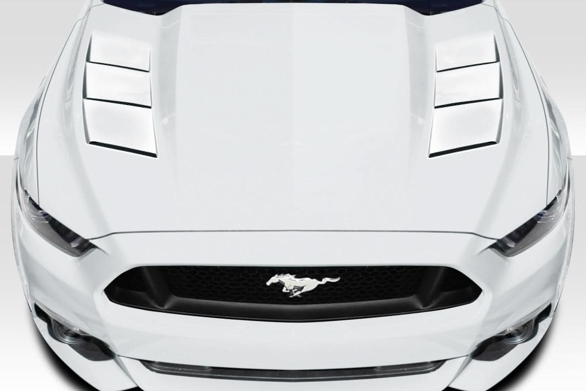 2015-2017 Ford Mustang TS 1 Style Hood - 1 Piece - FRP