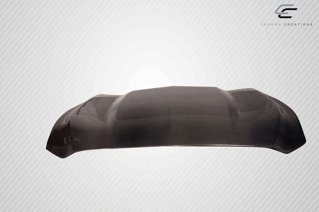 2015-2017 Ford Mustang TS 1 Style Hood - Carbon Fiber