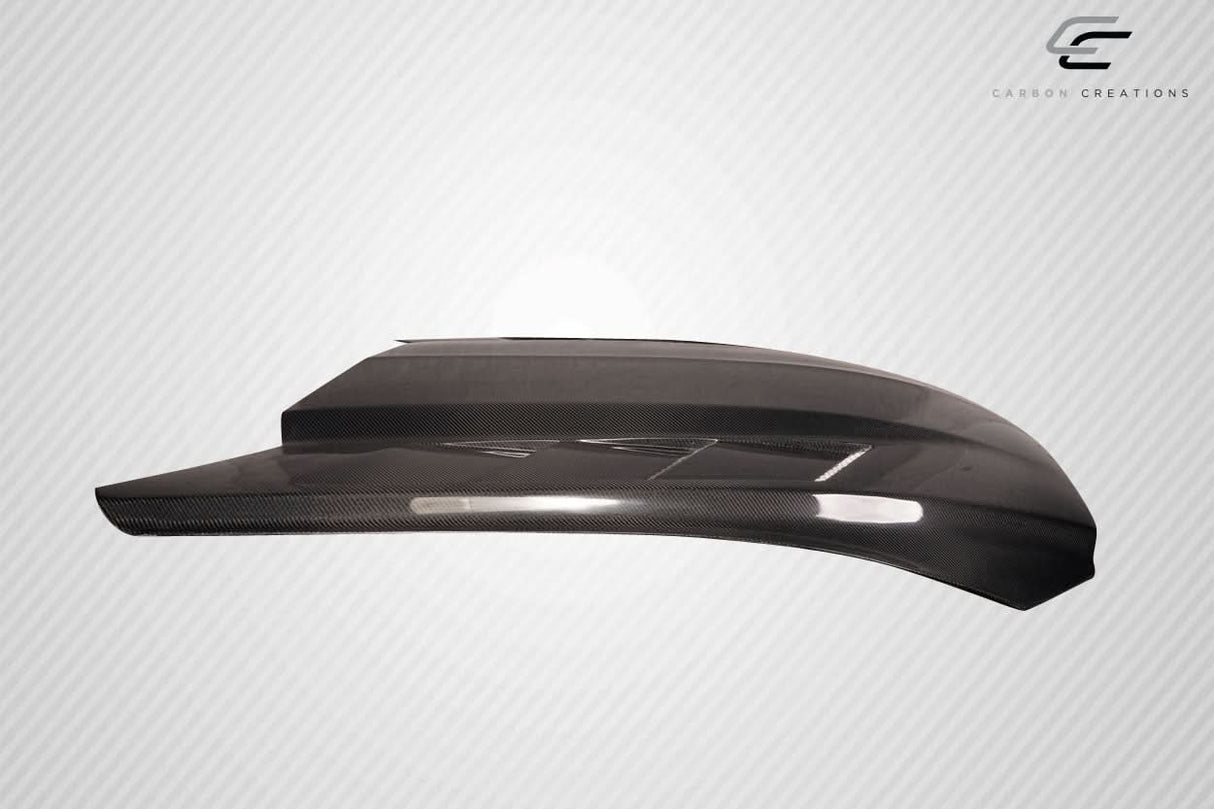 2015-2017 Ford Mustang TS 1 Style Hood - Carbon Fiber
