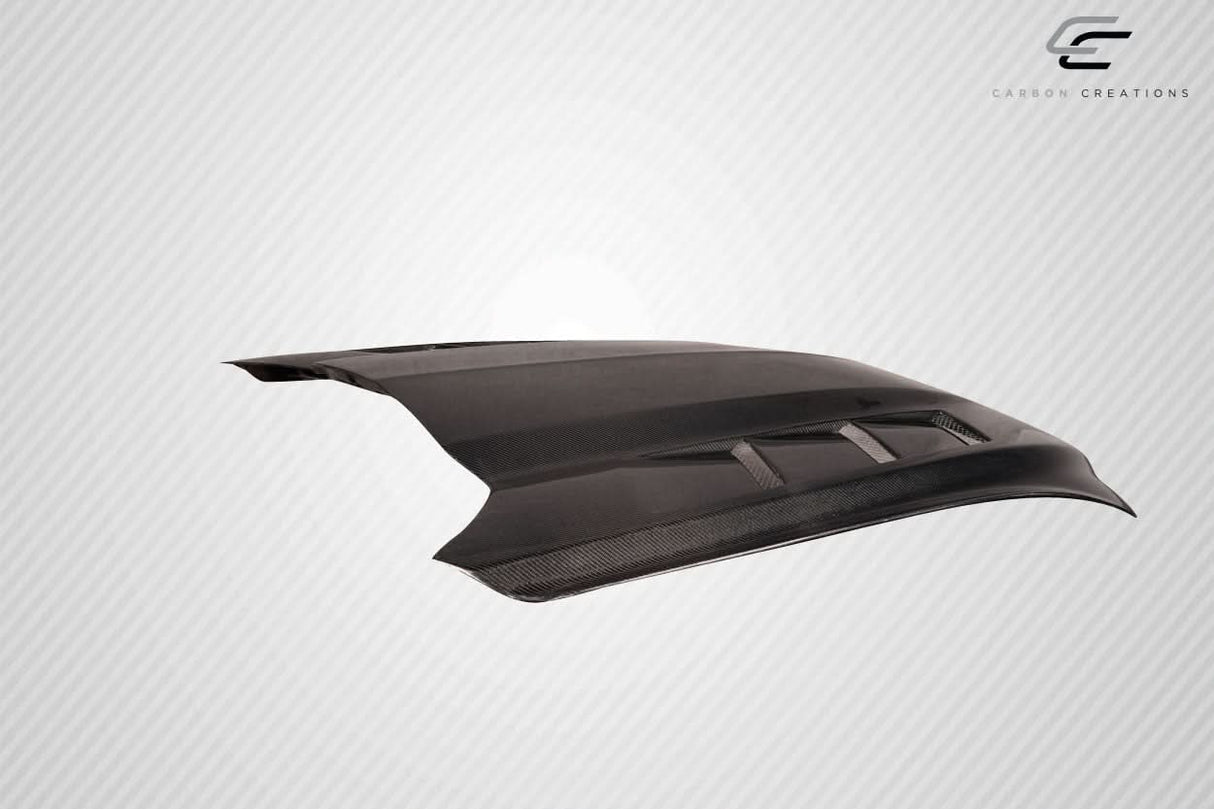 2015-2017 Ford Mustang TS 1 Style Hood - Carbon Fiber
