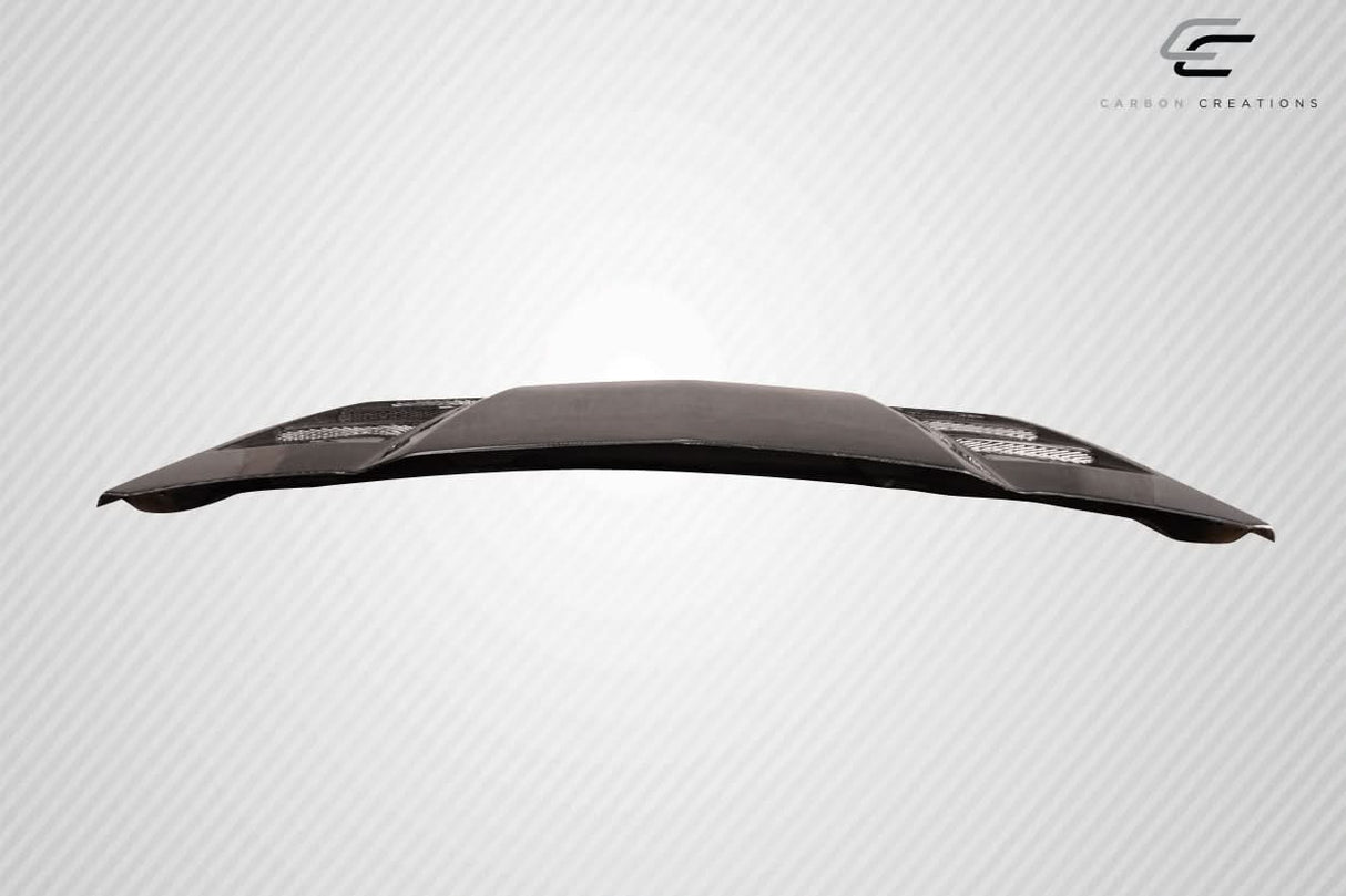 2015-2017 Ford Mustang TS 1 Style Hood - Carbon Fiber
