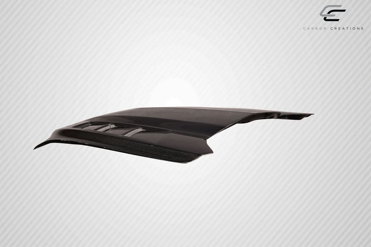 2015-2017 Ford Mustang TS 1 Style Hood - Carbon Fiber