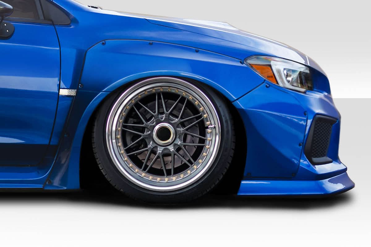 2015-2021 Subaru WRX RBS Style Front Fender Flares - 4 Piece - FRP