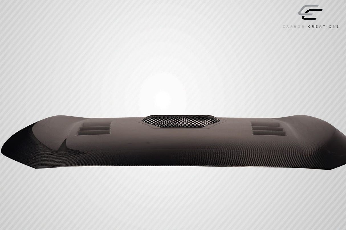 2016-2021 Honda Civic TS 1 Style Hood - Carbon Fiber