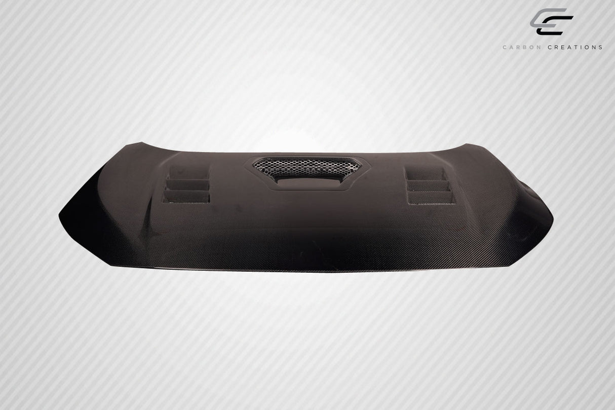 2016-2021 Honda Civic TS 1 Style Hood - Carbon Fiber