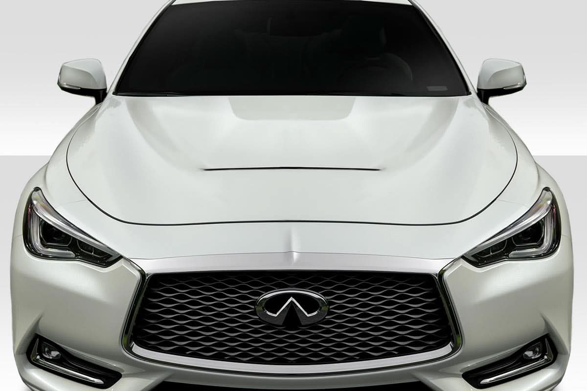 2017-2022 Infiniti Q60 GTS Look Hood - 1 Piece - FRP