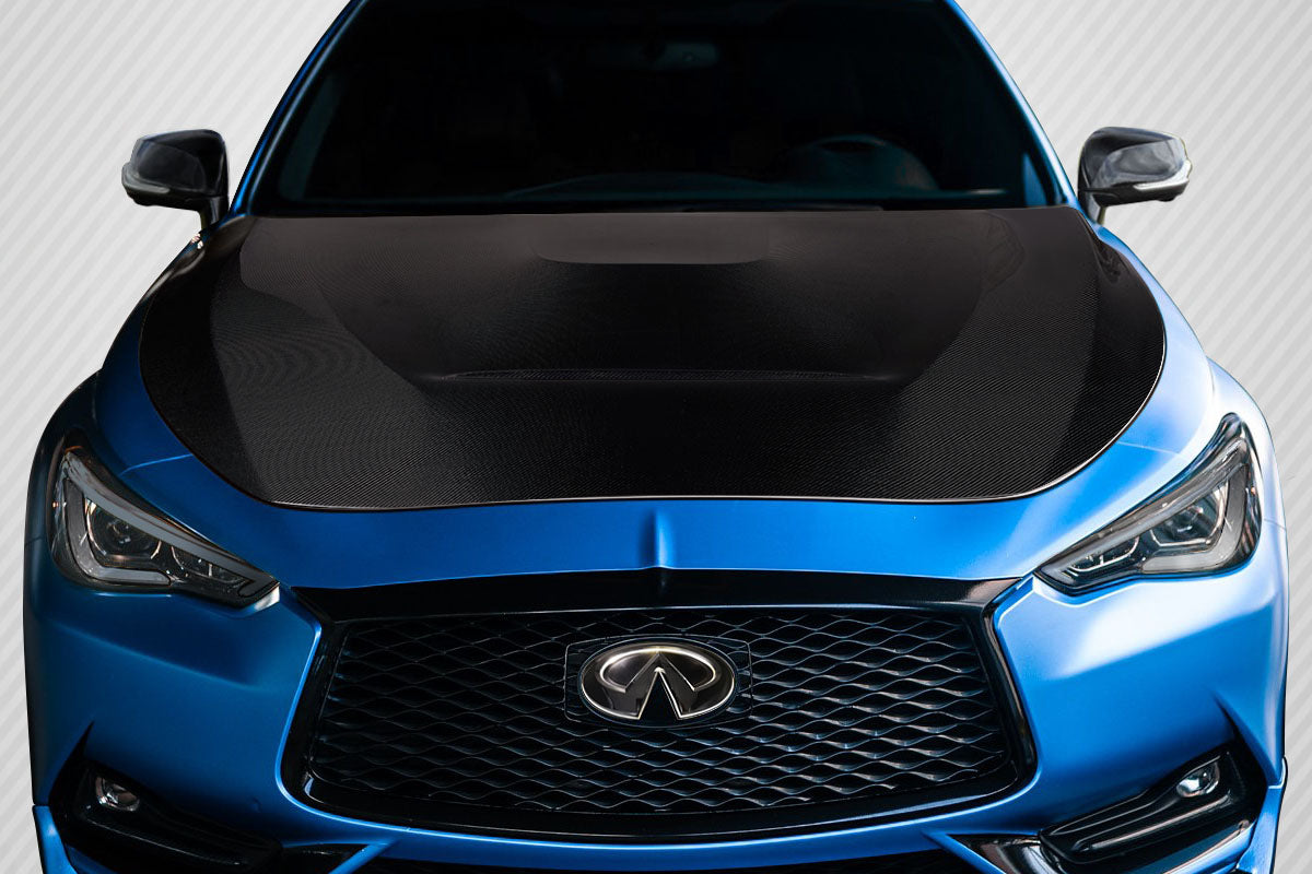 2017-2022 Infiniti Q60 GTS Look Hood - Carbon Fiber
