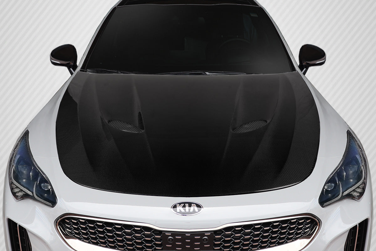 2018-2023 Kia Stinger Executive Style Hood - Carbon Fiber