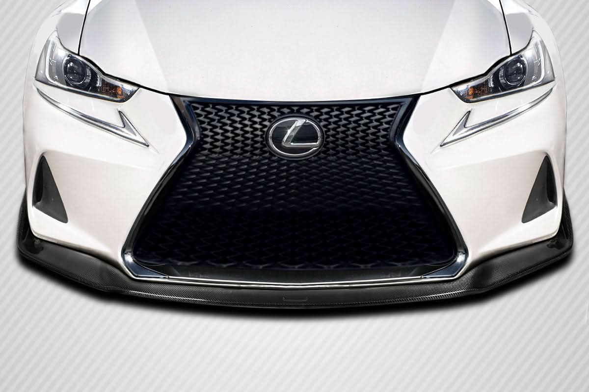 2017-2020 Lexus IS ARS Style Front Lip Spoiler Air Dam - Carbon Fiber