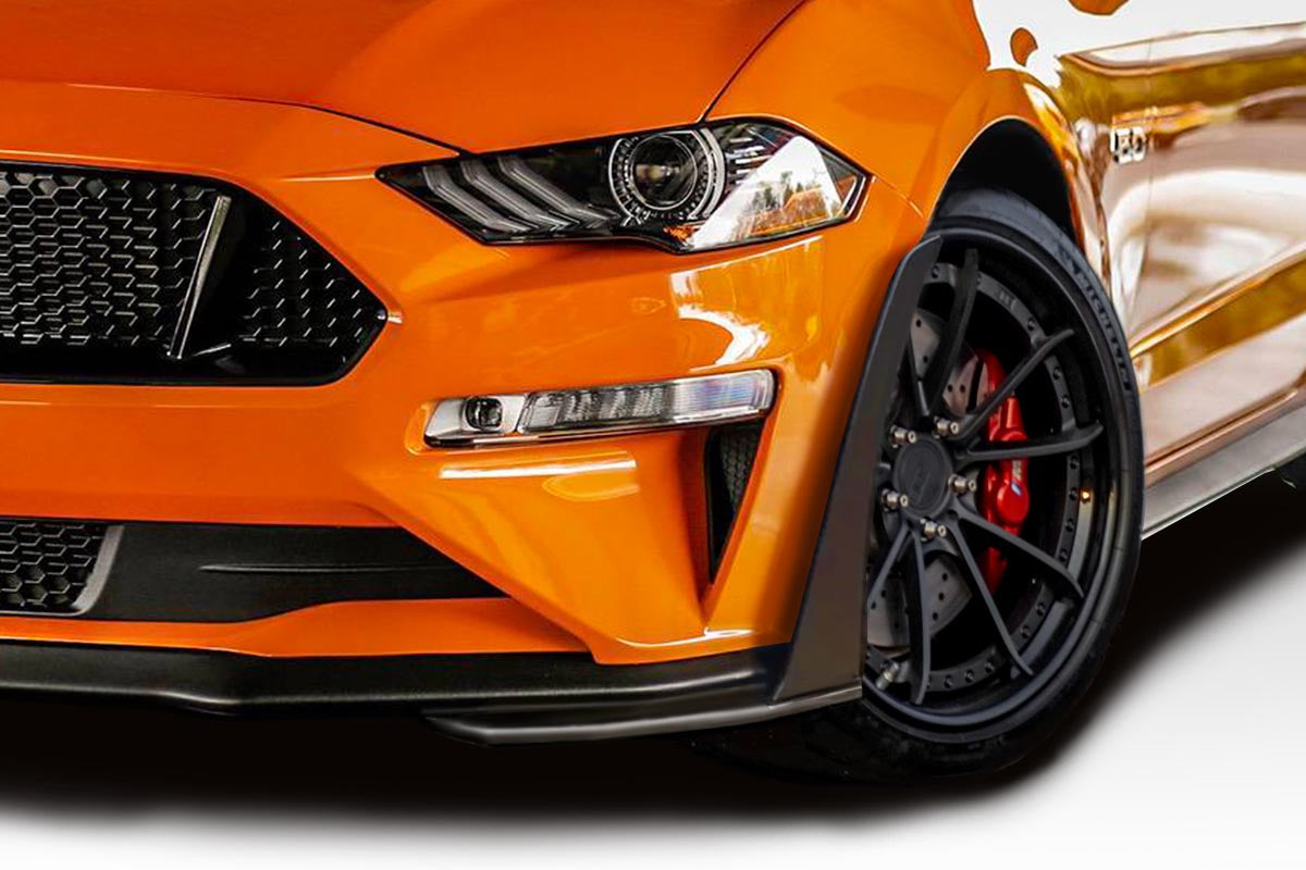 2018-2023 Ford Mustang Z1 Style Front Lip Under Spoiler - FRP