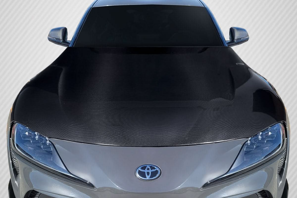 2020-2025 Toyota Supra A90 OEM Look Hood - Carbon Fiber