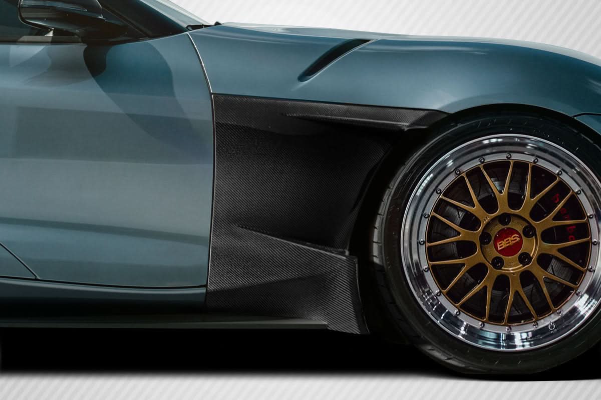 2019-2023 Toyota Supra A90 EVS Style Front Fenders - Carbon Fiber