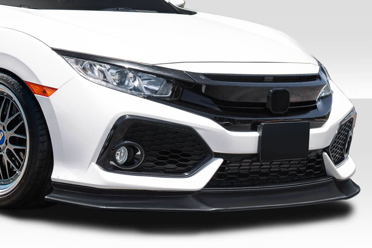 2017-2021 Honda Civic HB Type G Style Front Lip Under Spoiler - FRP