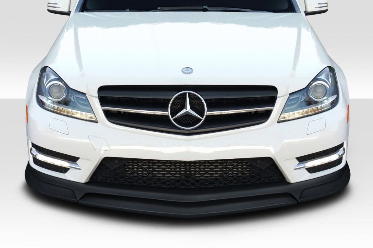 2012-2014 Mercedes C63 RSpec Style Front Lip Under Spoiler - FRP