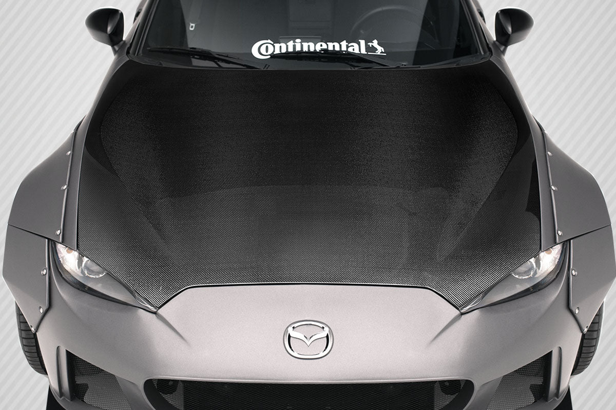 2016-2025 Mazda Miata OEM Look Hood - Carbon Fiber