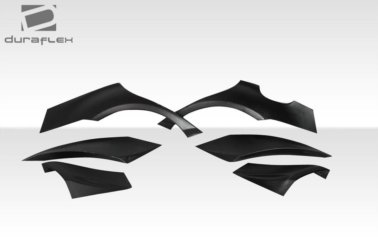 2009-2013 Toyota Corolla CPR Style Rear Fender Flares - 6 Piece - FRP