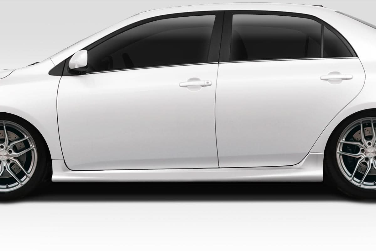 2009-2013 Toyota Corolla CPR Style Side Skirts 4 Piece - FRP