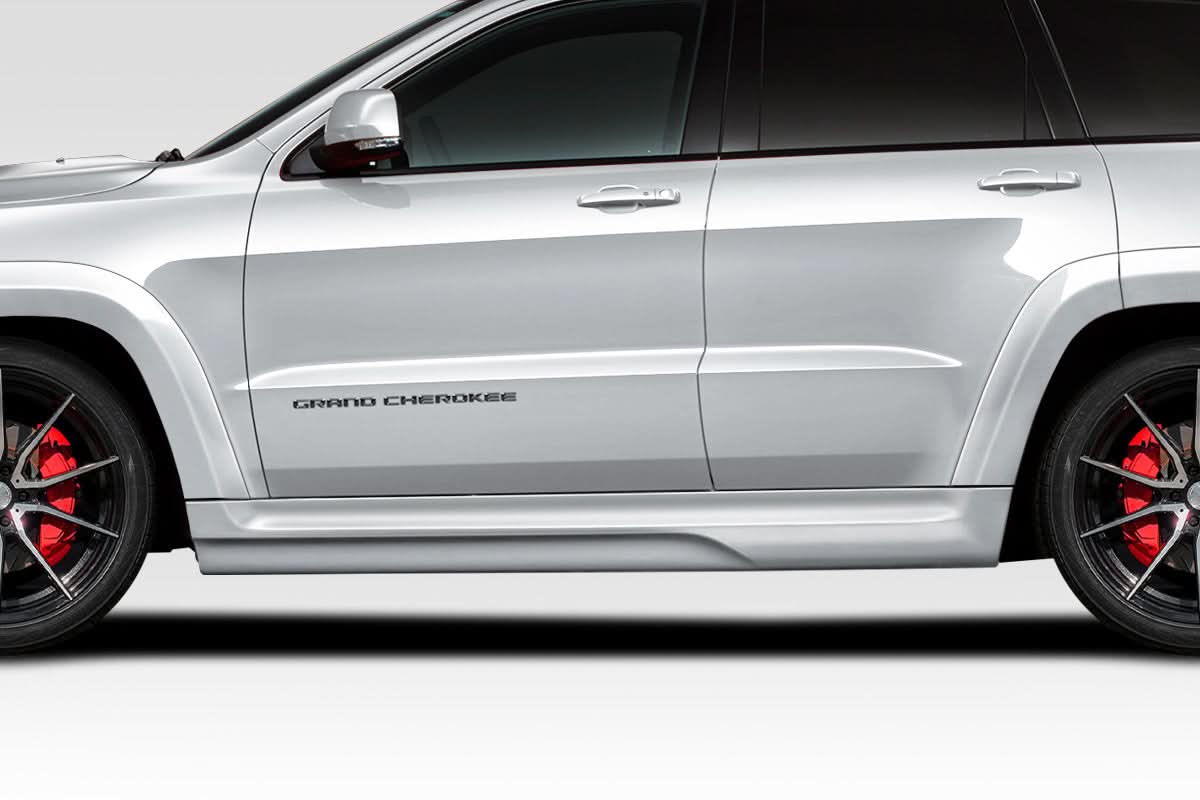 2011-2022 Jeep Grand Cherokee Power Style Side Skirts - 2 Piece - FRP