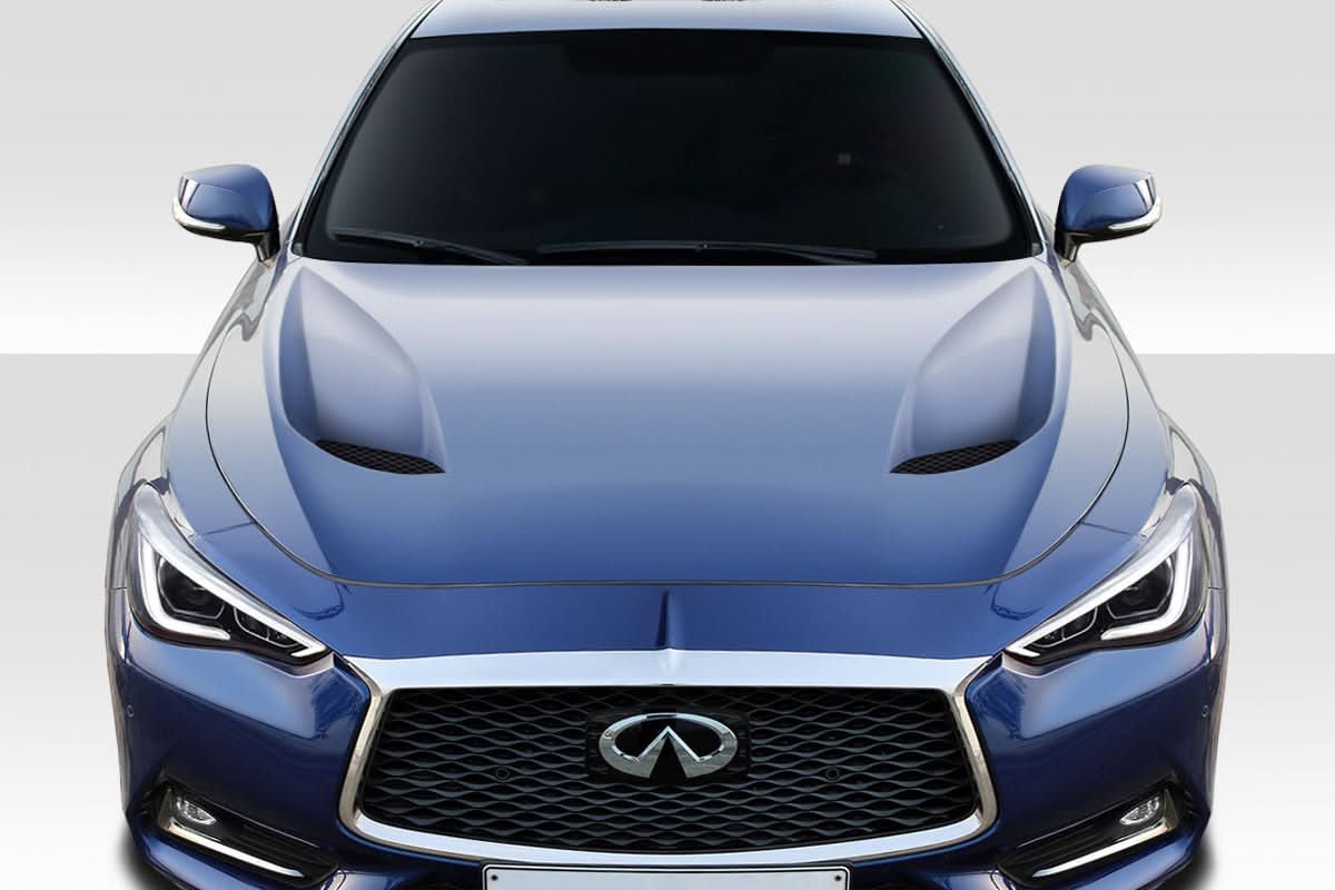2017-2022 Infiniti Q60 TS1 Style Hood - FRP