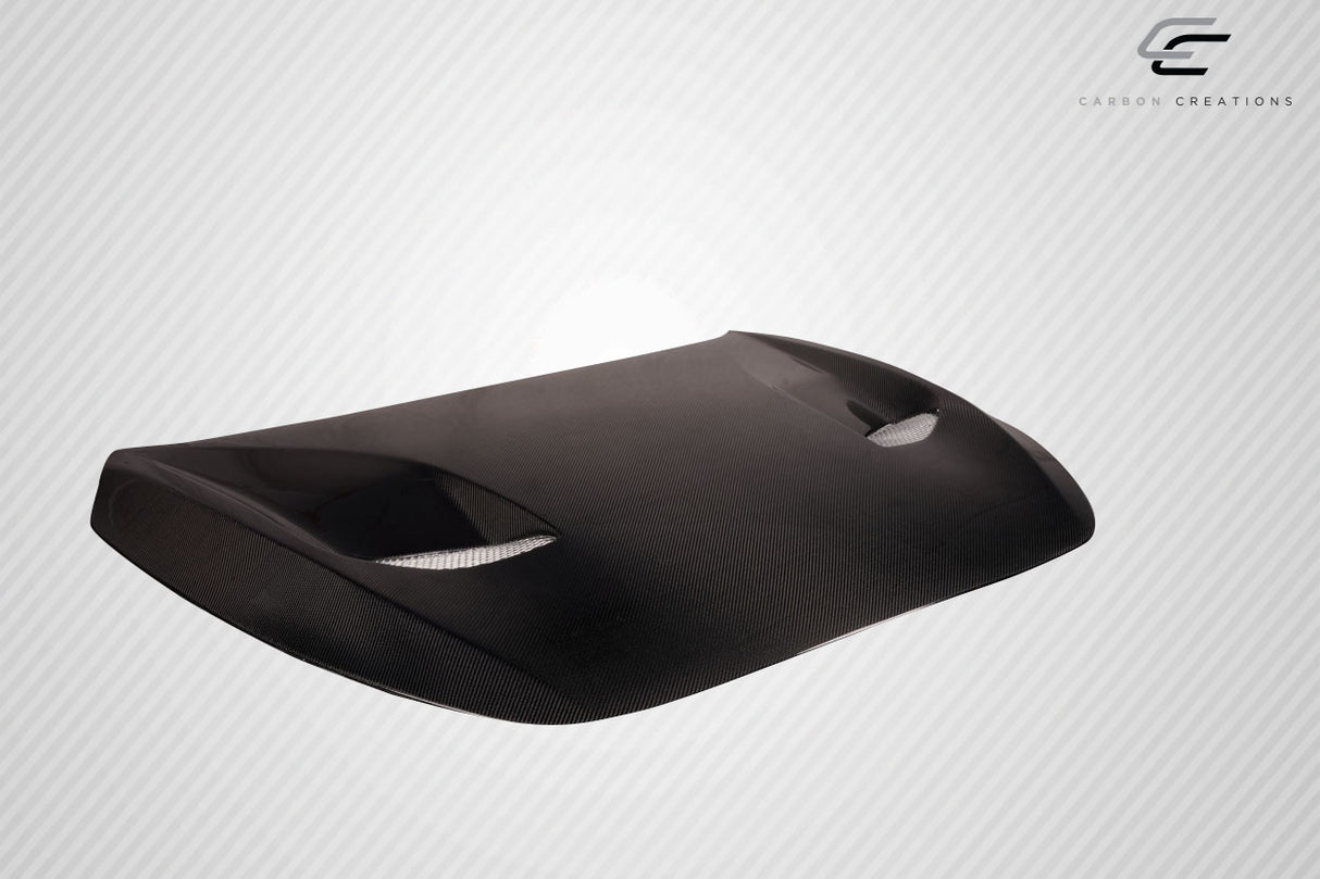 2016-2022 Infiniti Q60 TS1 Style Hood - Carbon Fiber