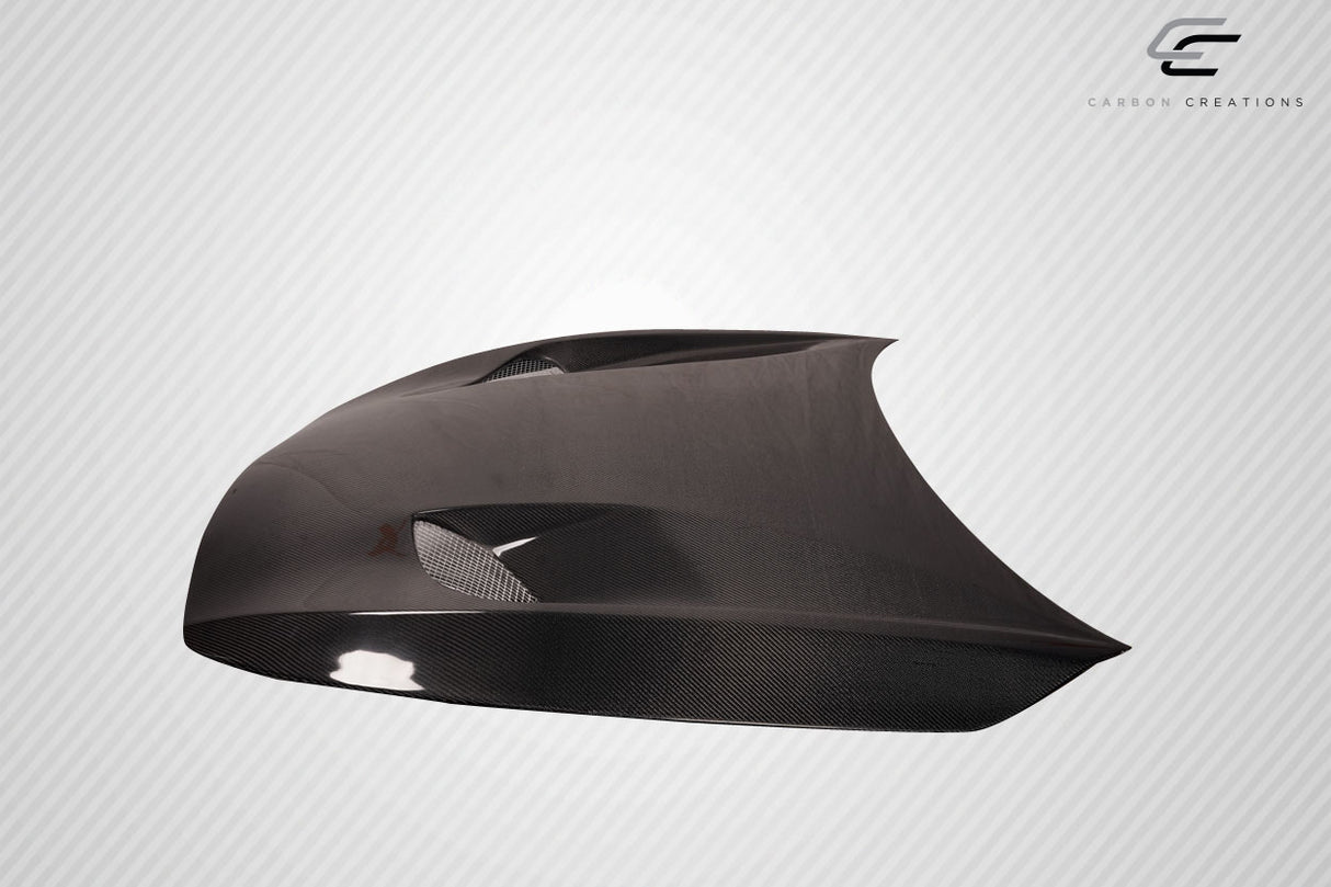 2016-2022 Infiniti Q60 TS1 Style Hood - Carbon Fiber