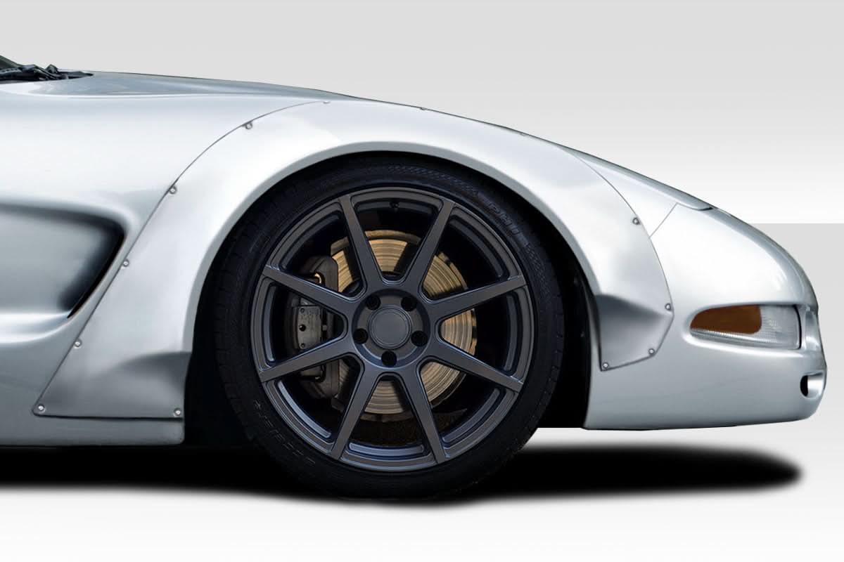 1997-2004 Chevrolet Corvette C5 Circuit Style Front Fender Flares - FRP