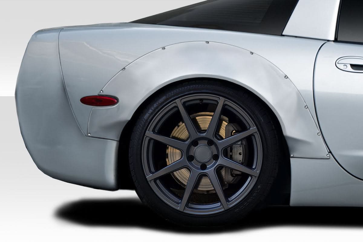 1997-2004 Chevrolet Corvette C5 Circuit Style Rear Fender Flares - FRP