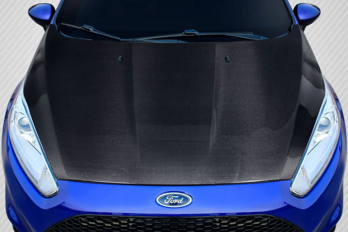 2014-2019 Ford Fiesta OEM Look Hood - Carbon Fiber