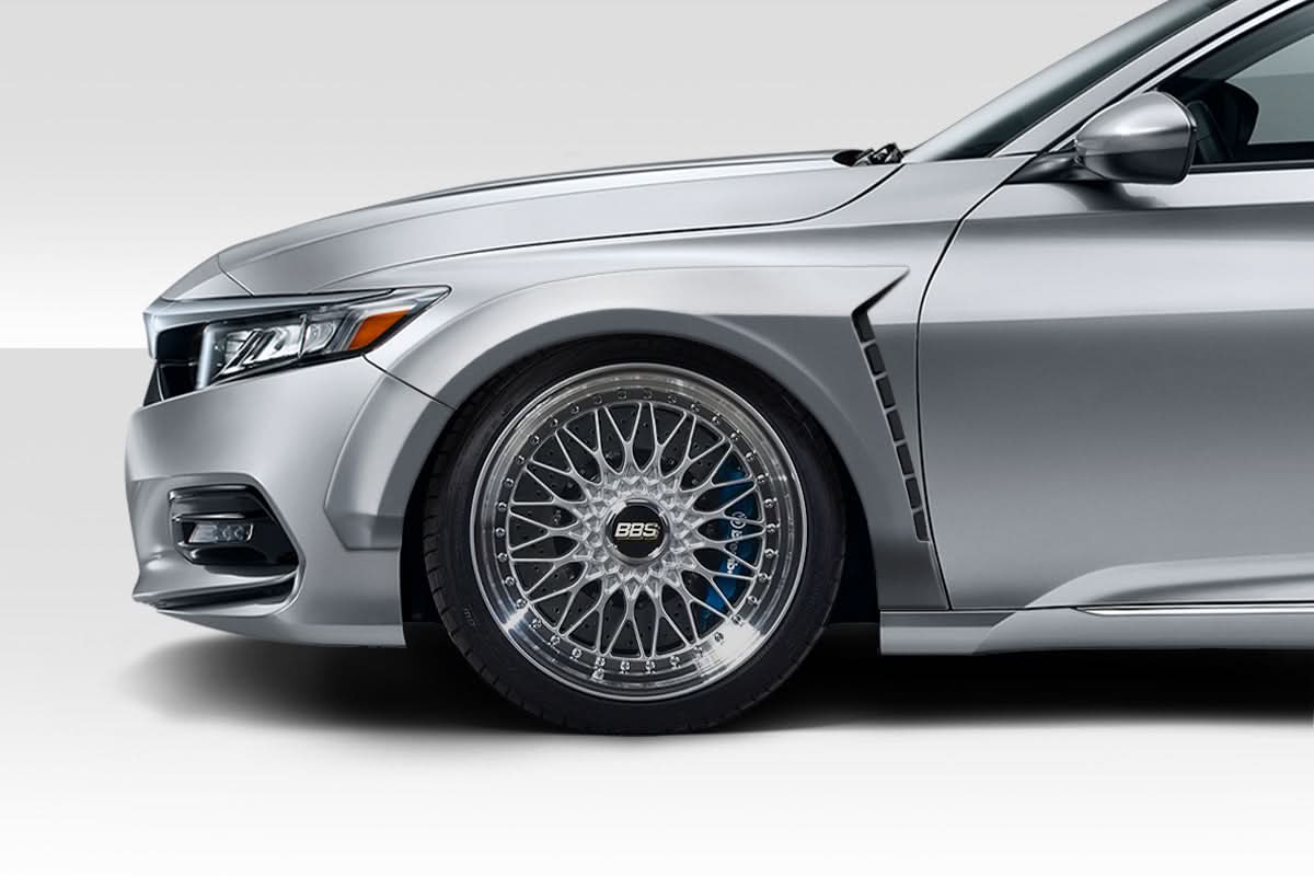 2018-2022 Honda Accord AK Spec Style Front Fender Flares - FRP