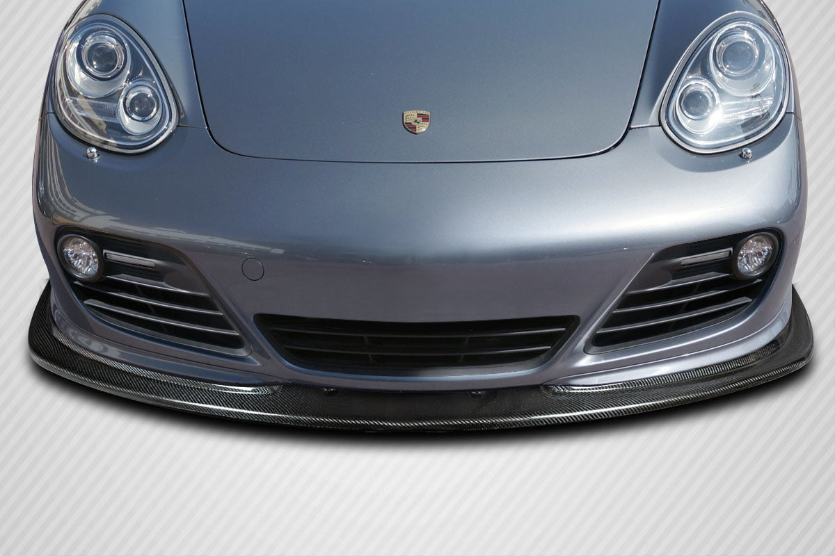 2006-2010 Porsche Cayman Motox Style Front Lip Spoiler - Carbon Fiber