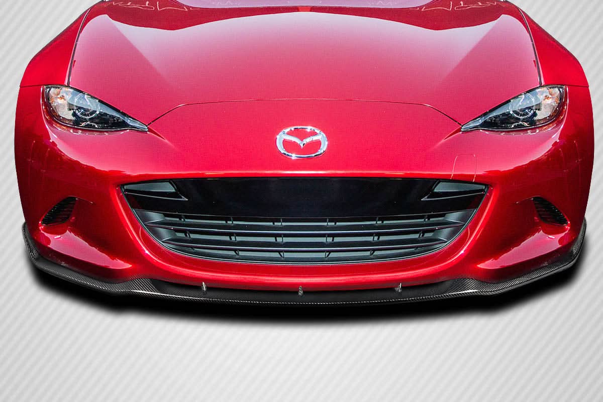 2016-2025 Mazda Miata Dancer Style Front Lip Spoiler - Carbon Fiber
