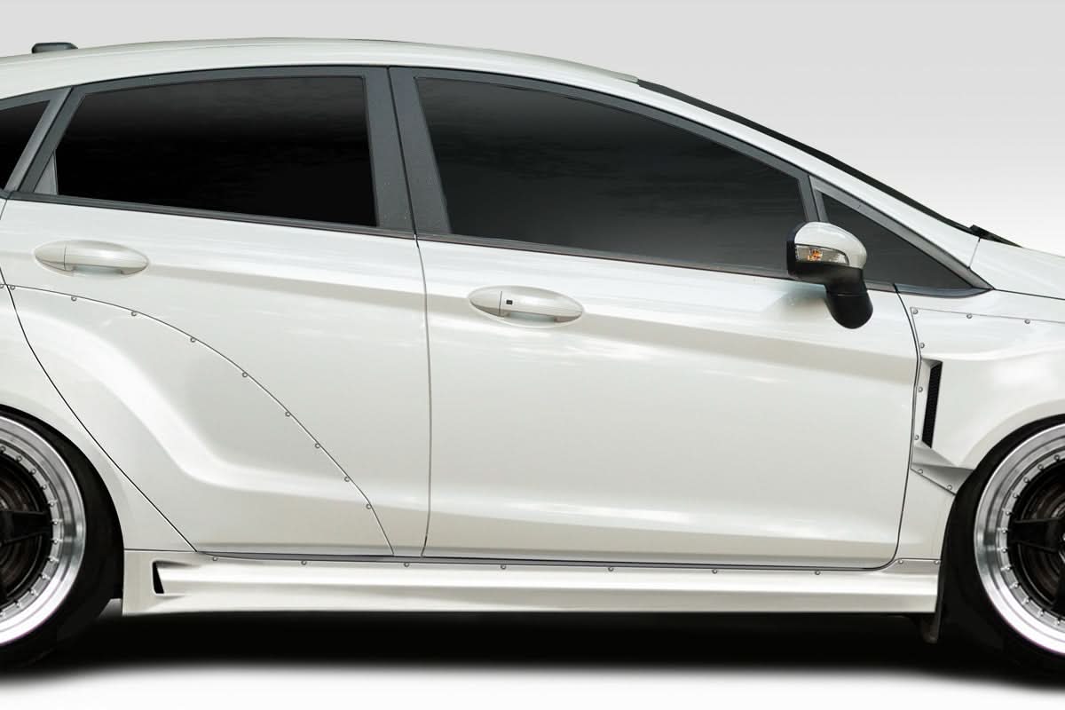 2014-2019 Ford Fiesta CPR Wide Body Style Side Skirt Rocker Panels - FRP