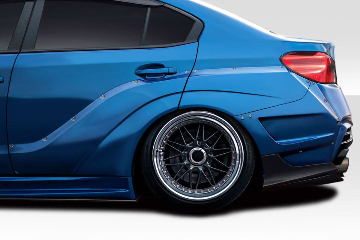 2015-2021 Subaru WRX STI VRS Style Wide Body Rear Fender Flares - FRP
