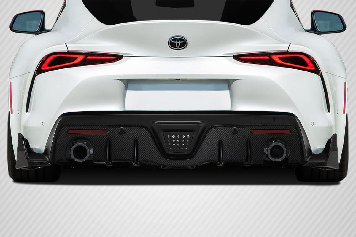 2019-2023 Toyota Supra AG Style Rear Diffuser - 3 Piece Carbon